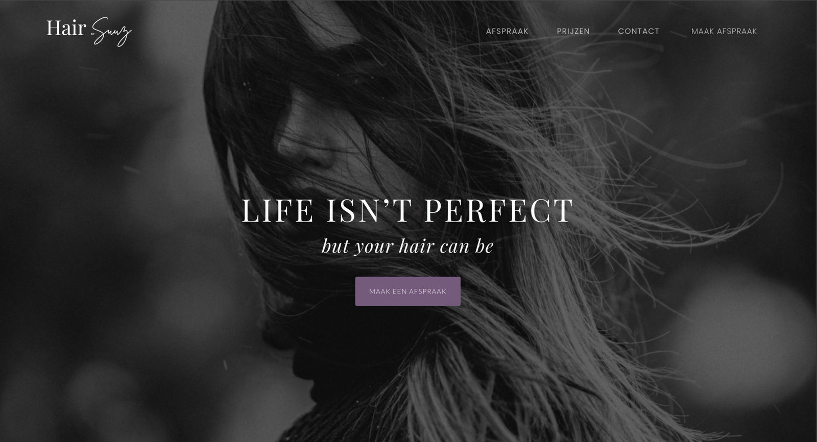 Hair by Suuz website